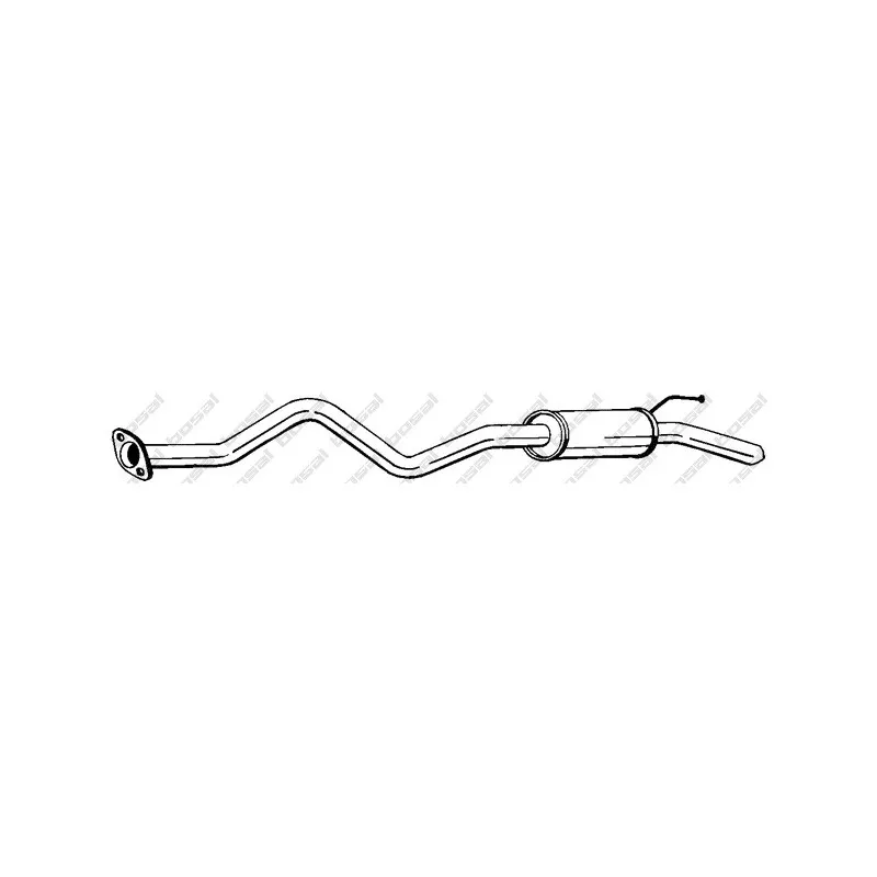 Silencieux arrière BOSAL 282-957