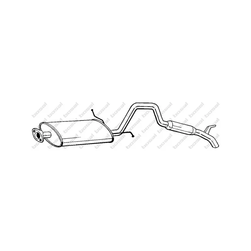 Silencieux arrière BOSAL 282-959