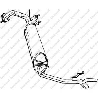 Silencieux arrière BOSAL 282-975