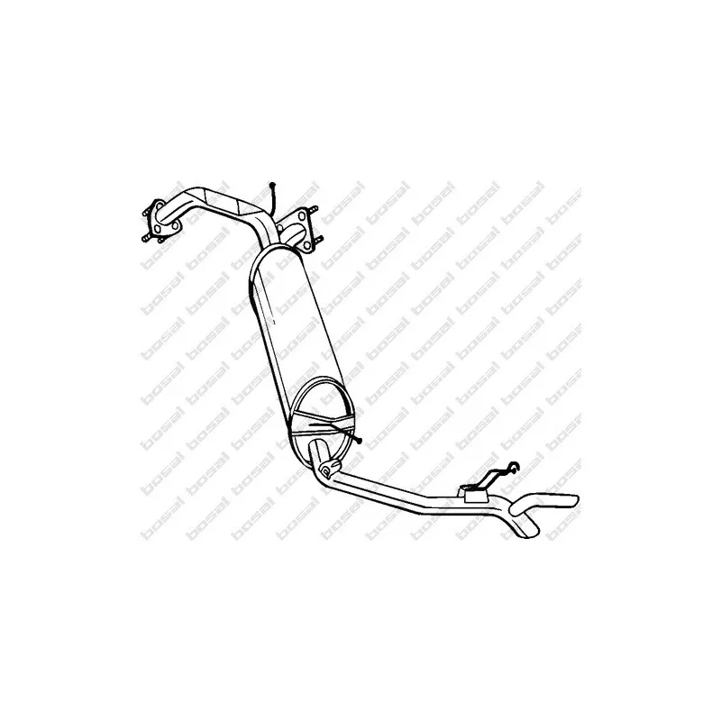 Silencieux arrière BOSAL 282-975