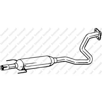 Silencieux central BOSAL 282-983