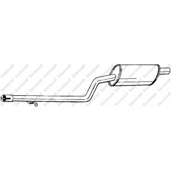 Silencieux central BOSAL 282-995