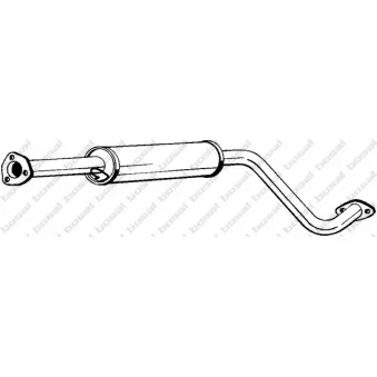Silencieux central BOSAL 282-999