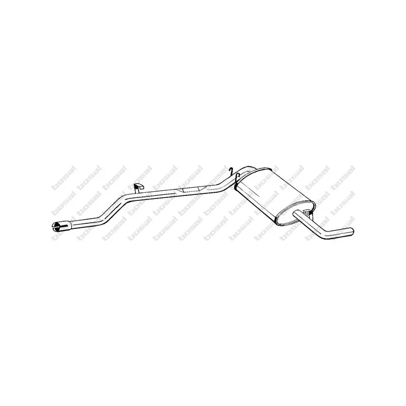 Silencieux arrière BOSAL 283-003