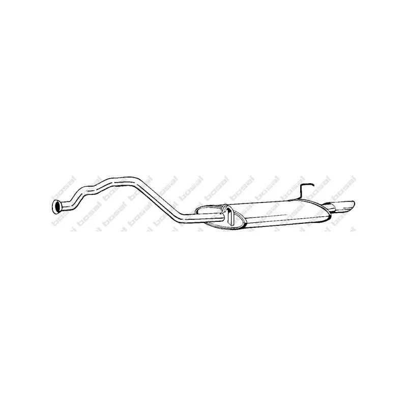 Silencieux arrière BOSAL 283-017