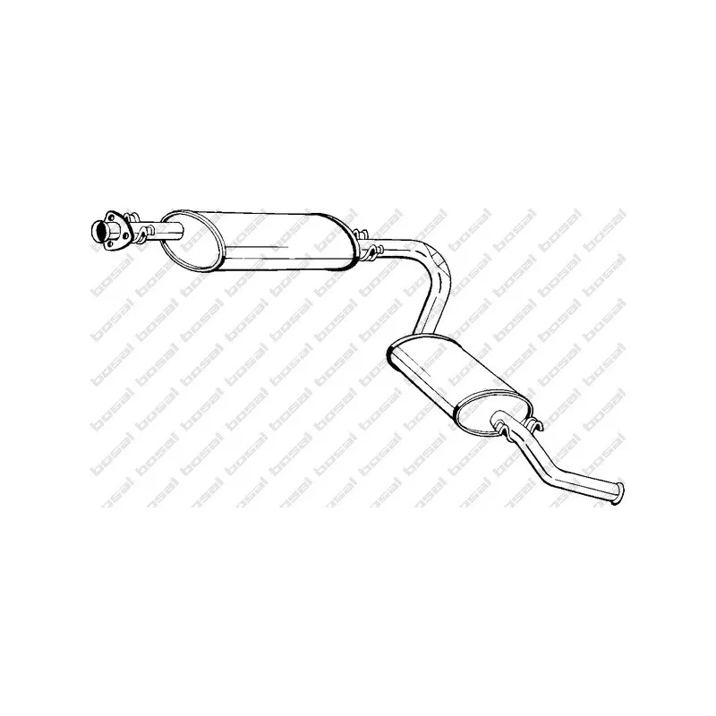 Silencieux arrière BOSAL 283-023