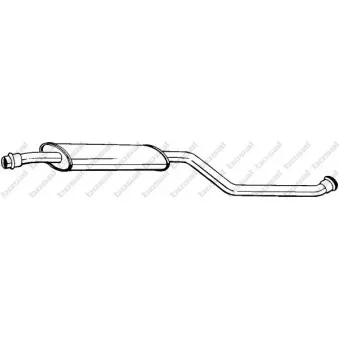 Silencieux central BOSAL 283-027