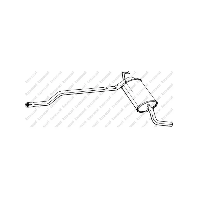 Silencieux arrière BOSAL 283-073