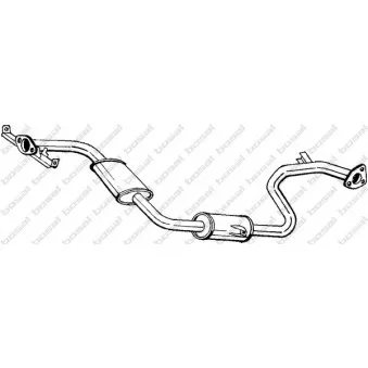 Silencieux central BOSAL 283-077