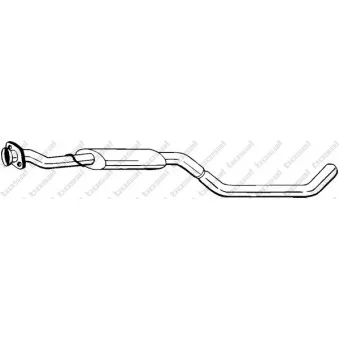 Silencieux central BOSAL 283-087