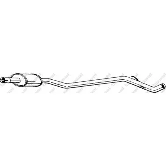 Silencieux central BOSAL 283-101