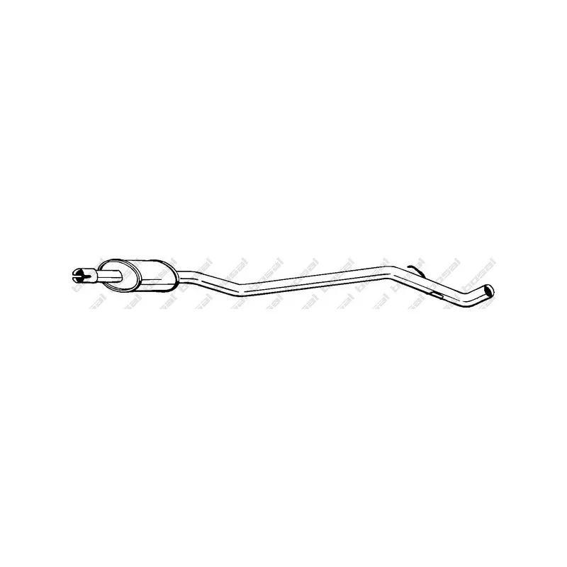 Silencieux central BOSAL 283-101