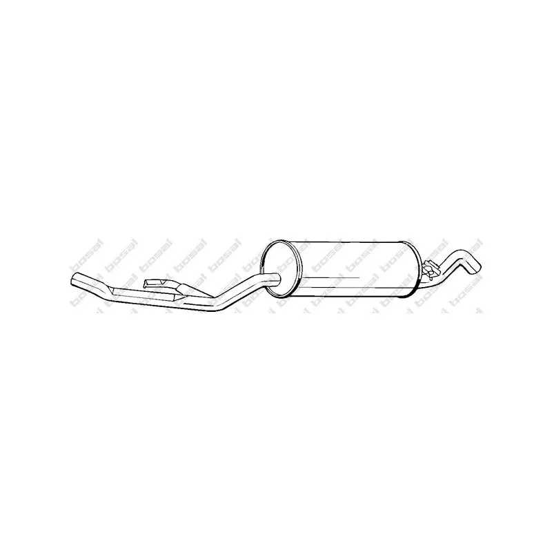 Silencieux arrière BOSAL 283-123