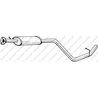 Silencieux central BOSAL 283-143