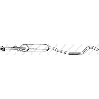 Silencieux central BOSAL 283-149