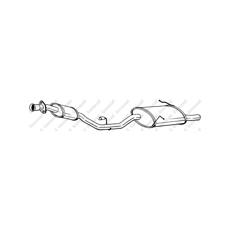 Silencieux arrière BOSAL 283-171