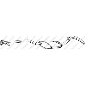 Silencieux central BOSAL 283-203