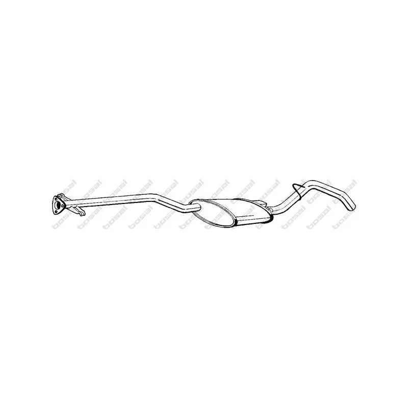 Silencieux central BOSAL 283-203