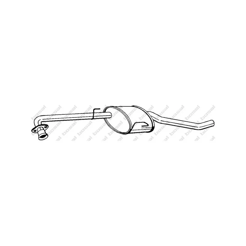 Silencieux central BOSAL 283-211