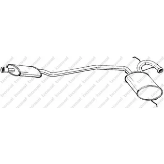 Silencieux central BOSAL