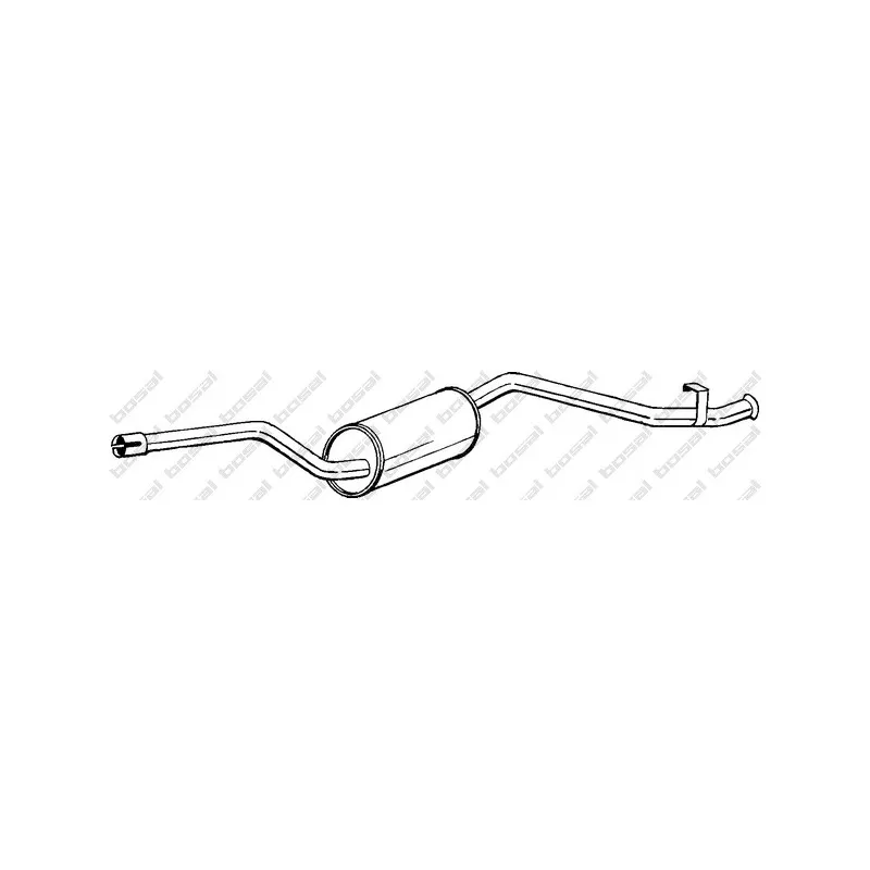 Silencieux arrière BOSAL 283-221