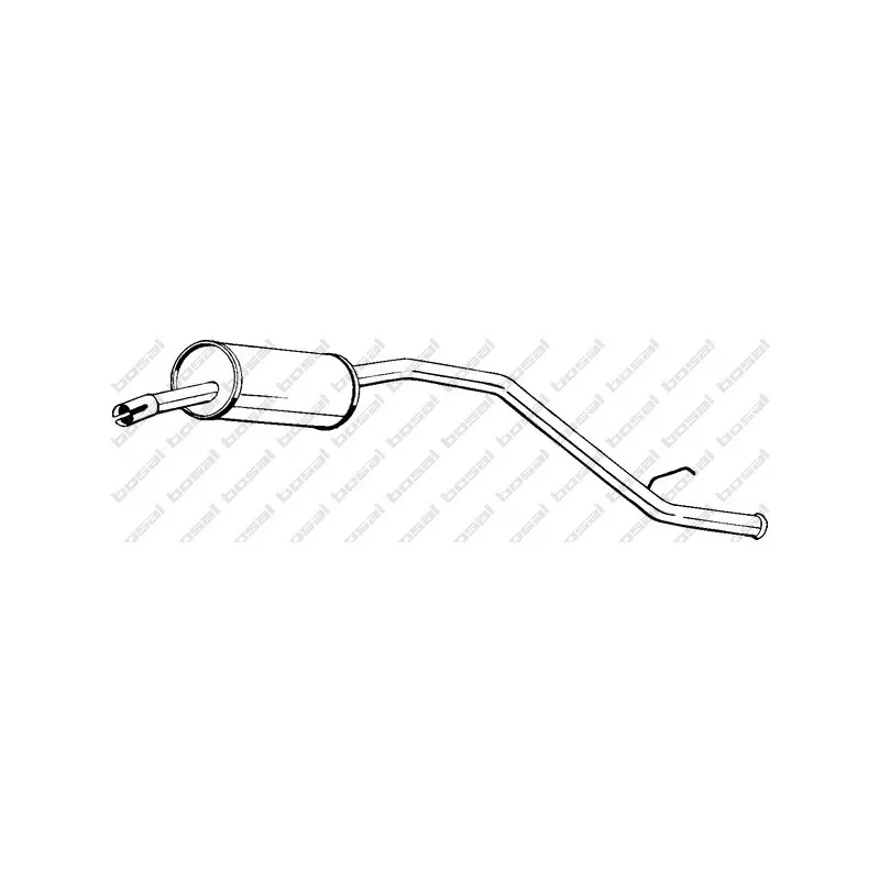 Silencieux arrière BOSAL 283-295