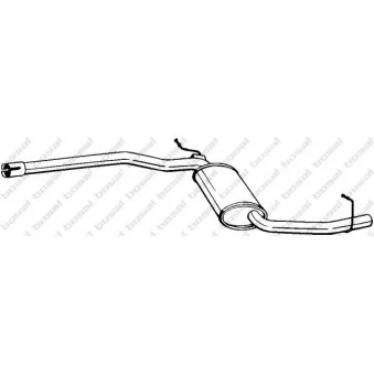 Silencieux central BOSAL 283-305