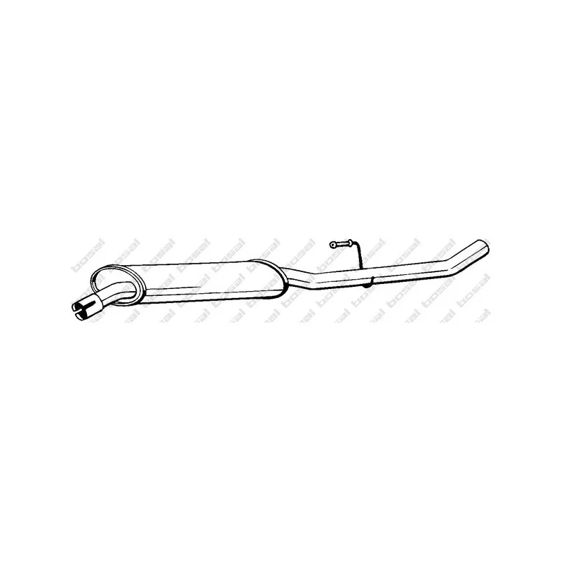 Silencieux central BOSAL 283-307