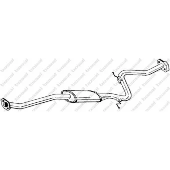 Silencieux central BOSAL 283-379