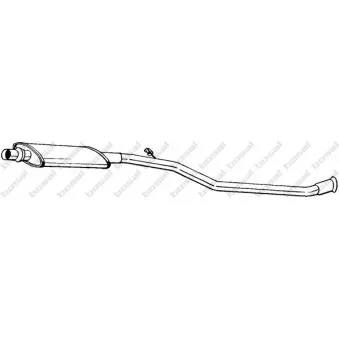 Silencieux central BOSAL 283-389