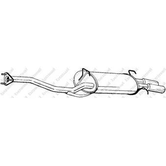 Silencieux arrière BOSAL