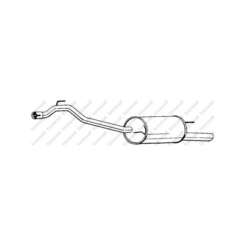 Silencieux arrière BOSAL 283-461