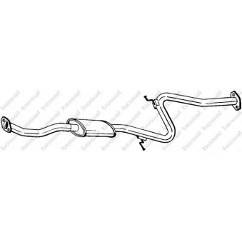 Silencieux central BOSAL 283-471