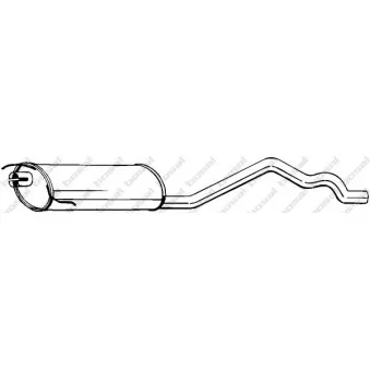 Silencieux central BOSAL