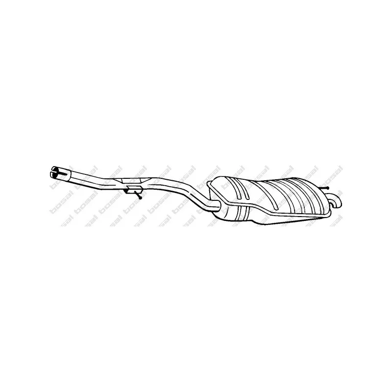 Silencieux arrière BOSAL 283-497