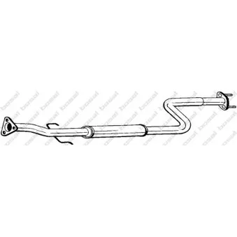 Silencieux central BOSAL 283-509