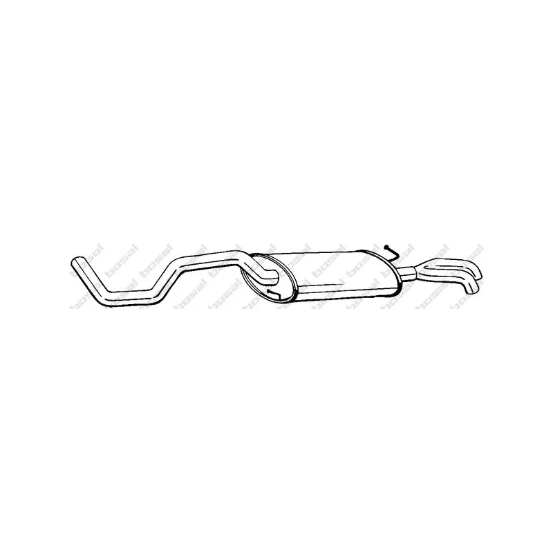 Silencieux arrière BOSAL 283-513
