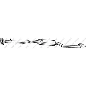Silencieux central BOSAL 283-553