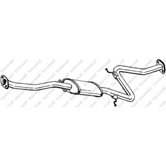 Silencieux central BOSAL