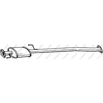 Silencieux central BOSAL 283-591