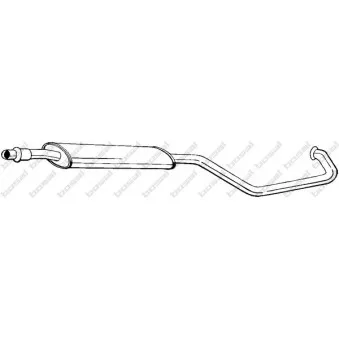 Silencieux central BOSAL