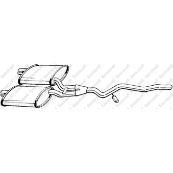 Silencieux central BOSAL