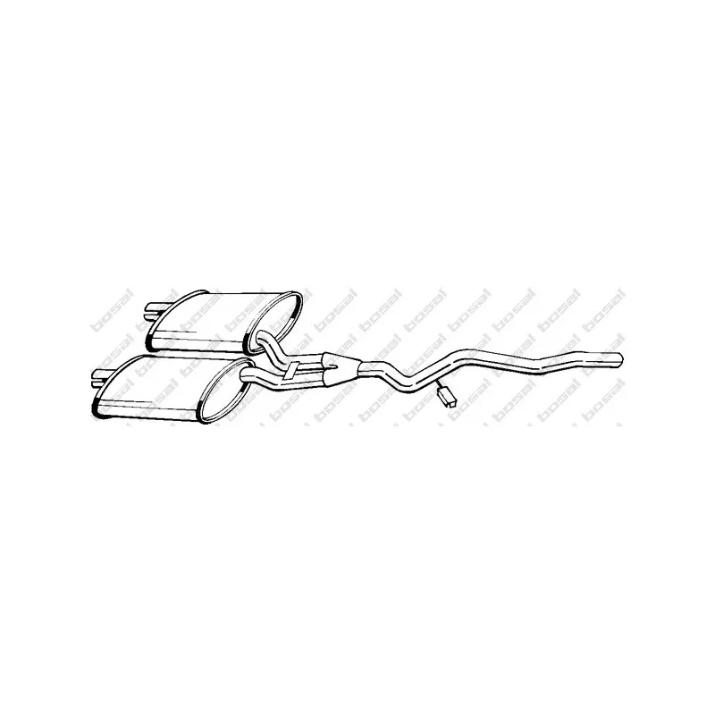 Silencieux central BOSAL 283-633