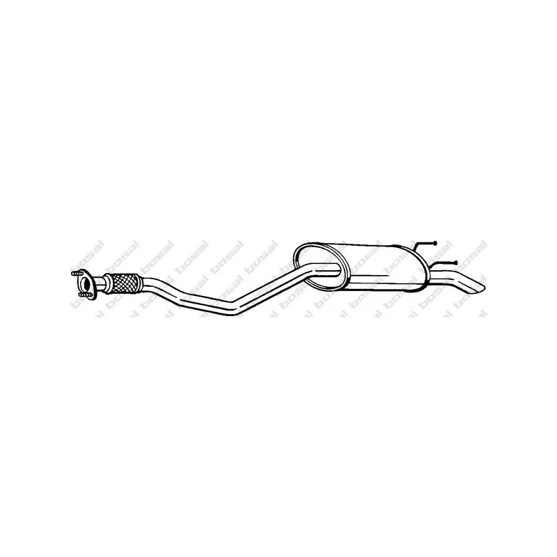 Silencieux arrière BOSAL 283-667