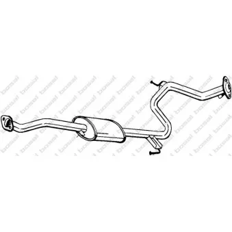Silencieux central BOSAL 283-807