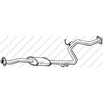Silencieux central BOSAL 283-809