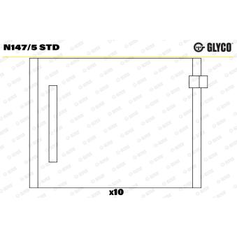 Support d'arbre à came GLYCO