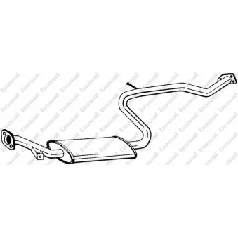 Silencieux central BOSAL 283-837