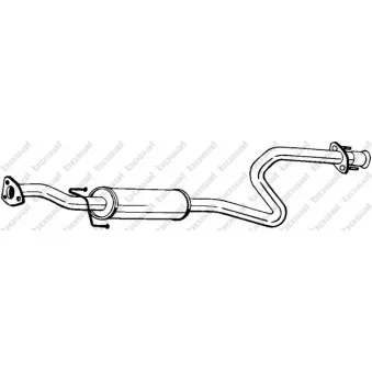 Silencieux central BOSAL 283-851
