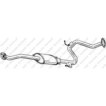 Silencieux central BOSAL 283-861